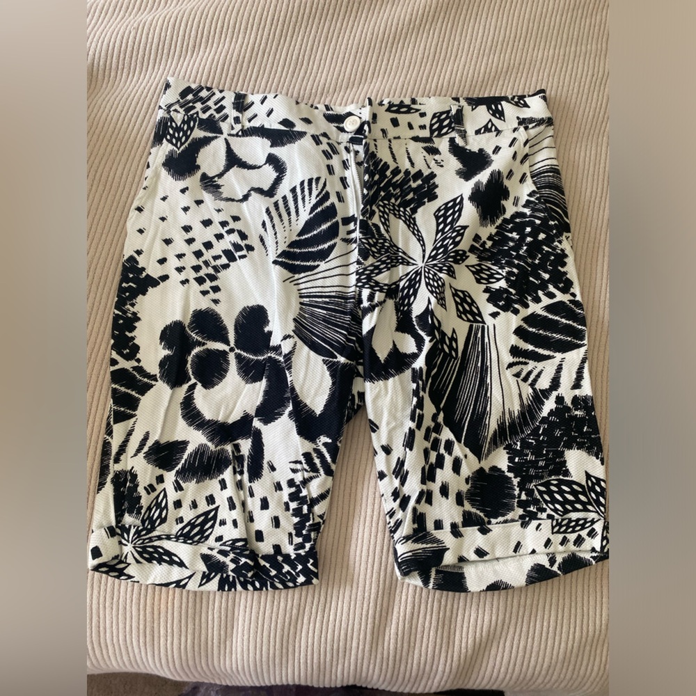 Men’s Stilosophy Black & White Printed Shorts